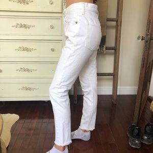 Levi’s 501 White Jeans